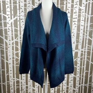 NWT Coldwater Creek Ombre Tweed Cardigan Sweater S